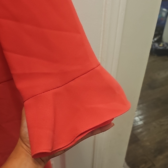 Banana Republic Coral Long Sleeve Dress - Picture 3 of 6